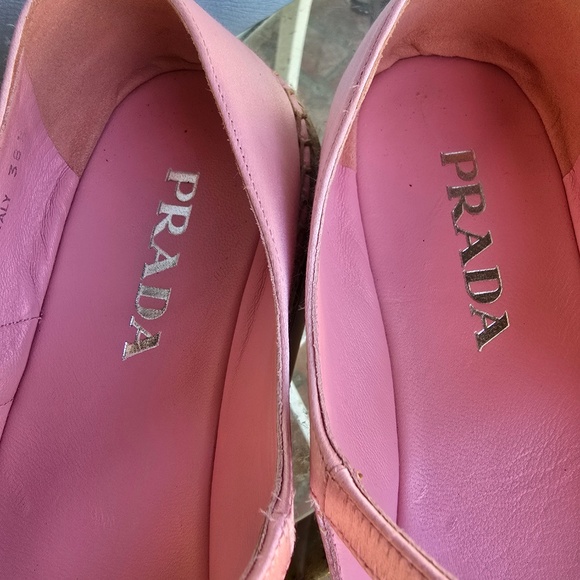 PRADA" "Satin Ballet  buckle strap Wedge0 - Picture 10 of 11